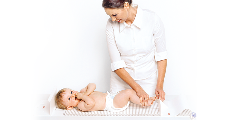 اندازه گیری قد با seca 210